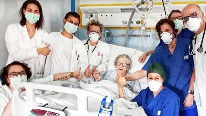 Coronavirus en Italia: Alma Clara Corsini, la anciana de 95 años que superó el covid-19 y se convirtió en el rostro de la esperanza en el país europeo