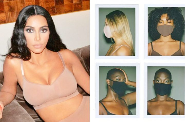 Kim Kardashian lanzó su propia línea de tapabocas y se agotó  en 30 minutos