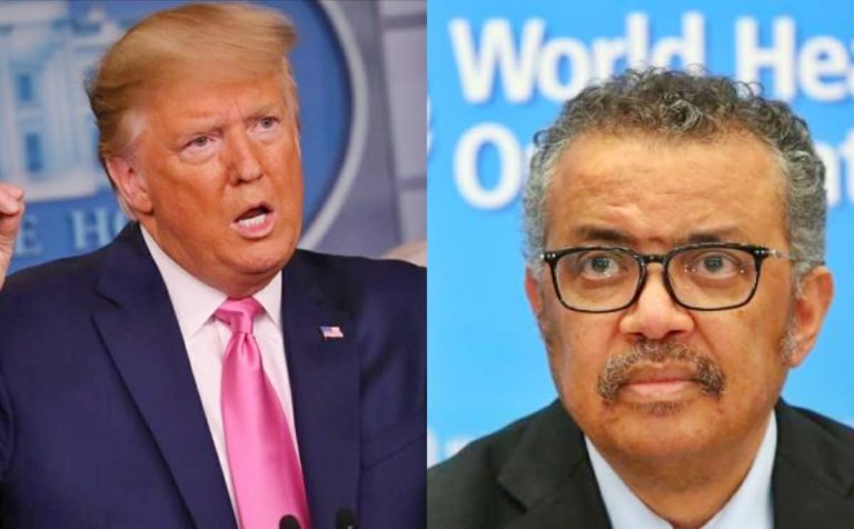 Trump afirma que EE.UU. pone fin a las relaciones con la OMS