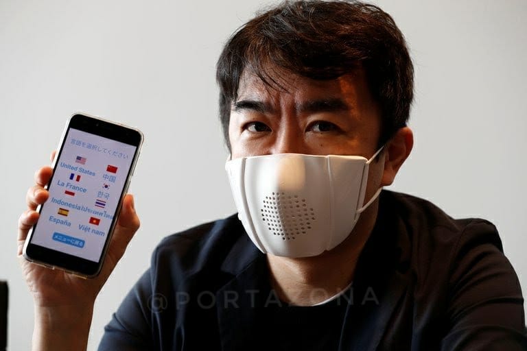 Empresa japonesa crea una mascarilla inteligente que se conecta al celular