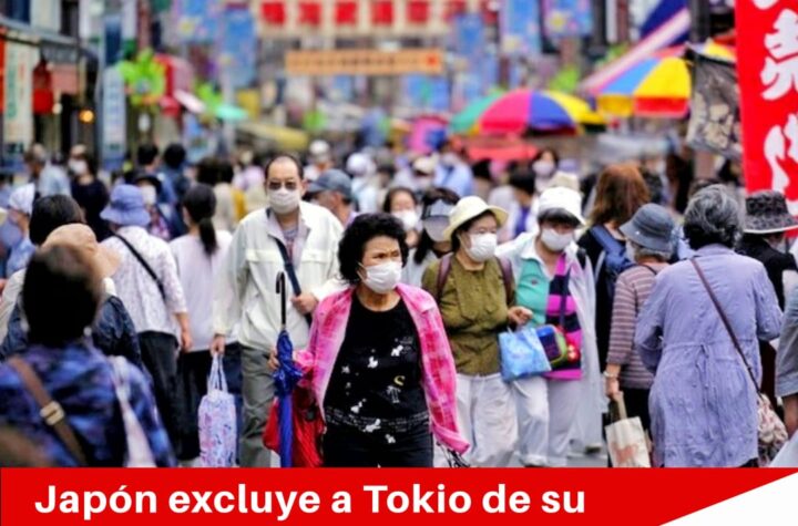 Japón excluye a Tokio de su campaña de apoyo al turismo por auge de contagios de COVID-19