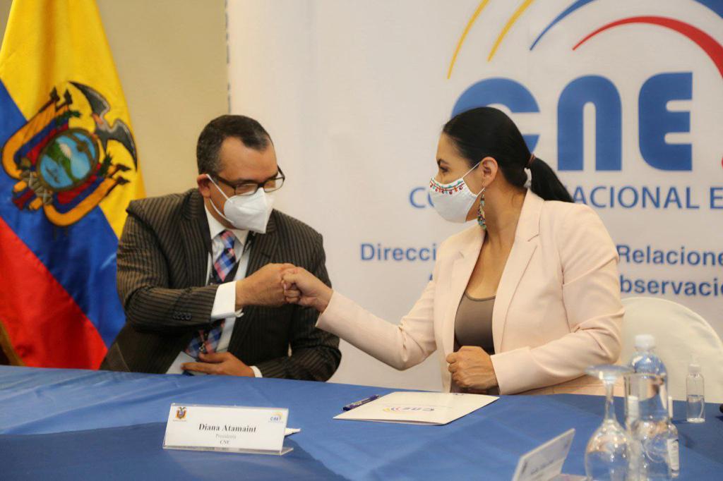 Misión de la UNIORE firma memorándum de entendimiento con Consejo Nacional Electoral de Ecuador de cara a las elecciones generales
