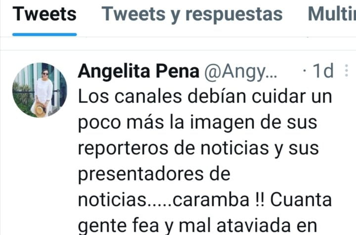 Periodistas truenan en contra de Angelita Pe帽a, quien le llama a la prensa: 鈥済ente fea y mal ataviada鈥�